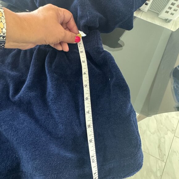 Polo Ralph Lauren Terry Polo Shirt & Short Cover-Up SET Navy Blue size Large - Picture 5 of 16